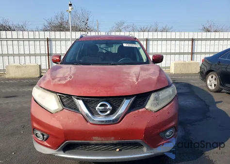 2016 Nissan Rogue S из США, поврежденный, VIN KNMAT2MT7GP654846